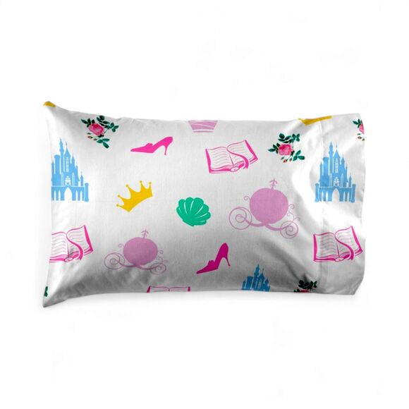 Disney Princess Sheet Set Twin Flat & Pillowcase Cinderella Jay Franco - Picture 5 of 7